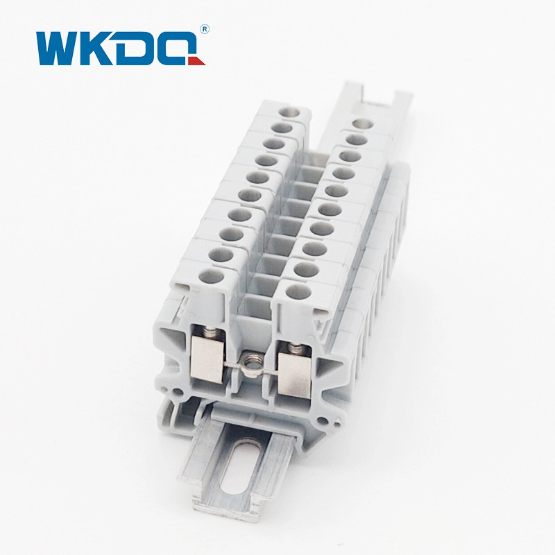 2,5 mm² schroefaansluitblok voor DIN-rail 15 mm breed