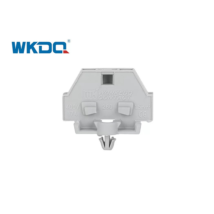 260-301B Lente Type Klemmenblok Connector Snap In Montage Schroefloos 2 Geleider Tijdbesparend Hoge Kwaliteit Grijze Kleur