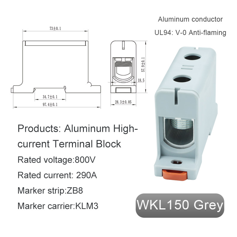 China aluminium terminalblok