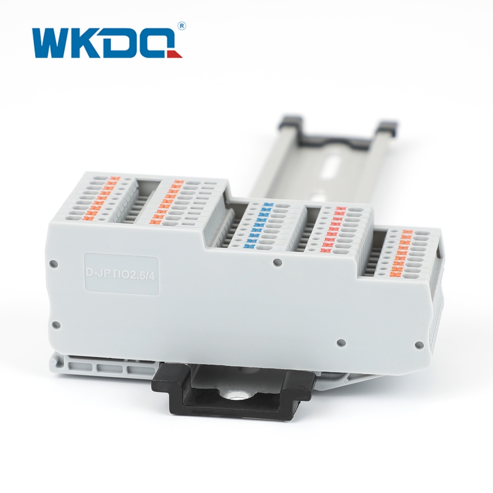 D JPTIO2.5 4 zachte draadaansluitblokafdekking