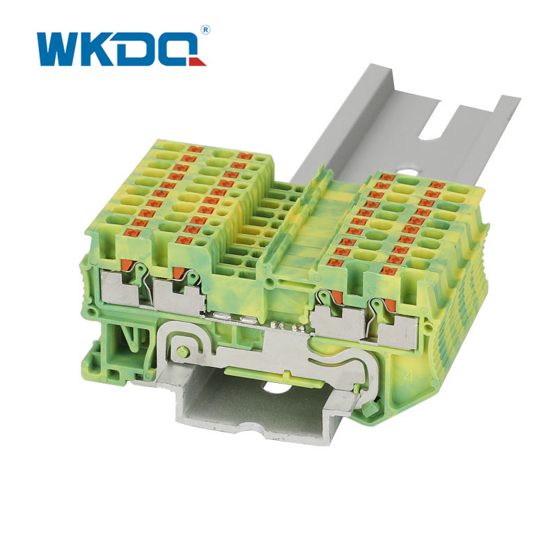 Handig gemonteerde elektrische klemmenblokconnectoren van DIN Rail met een lange levensduur