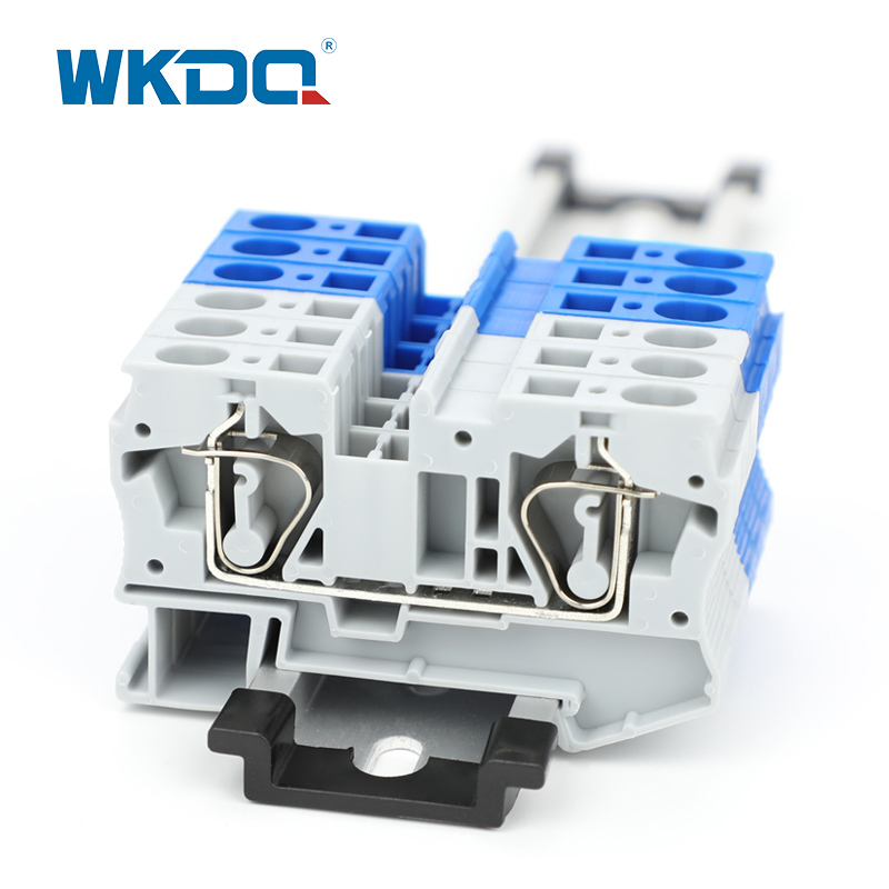 DIN-rail veerklemmenblok