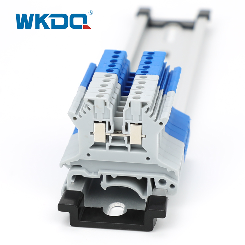 DIN-rail-eindblokken