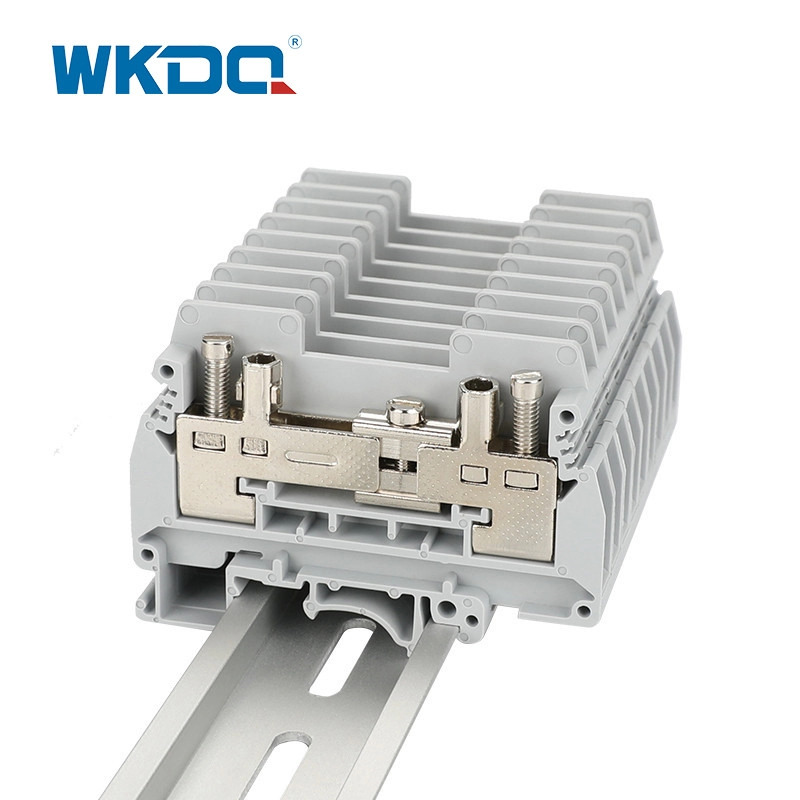 JERTK_S Din Rail-schroefklemmenblok 6 mm2 test losgekoppeld klemmenblok