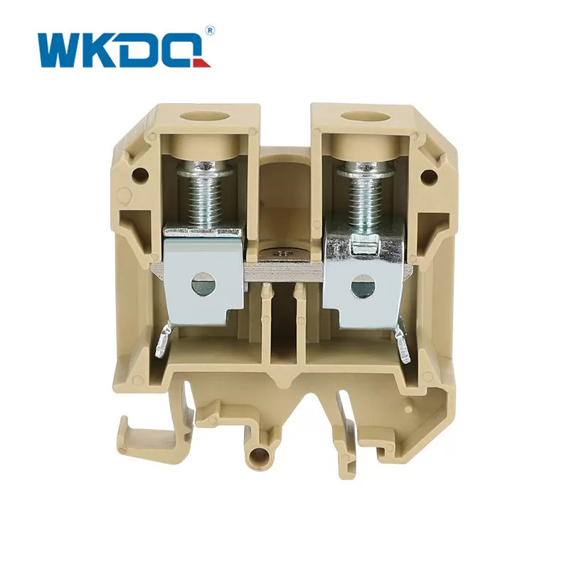 JSAK 35EN 35mm Pass Through Terminal Block, Terminal Block Screw fix Nylon PA66 Materiaal Behuizing Hoge kwaliteit