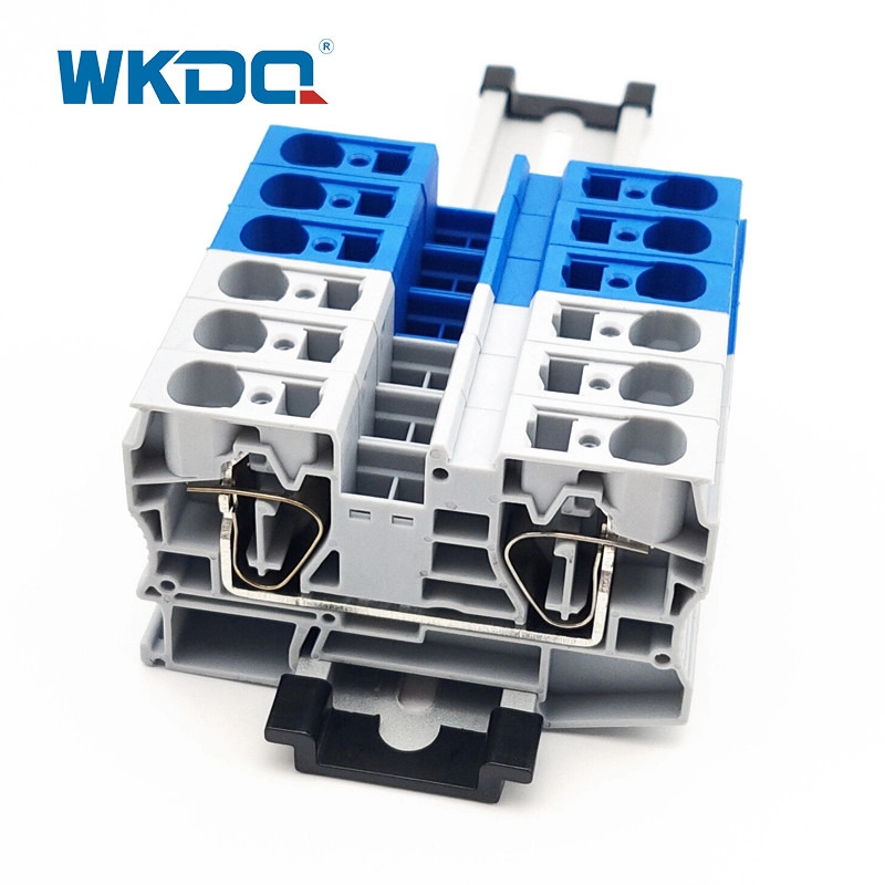 JST 16 veerklem aansluitblok DIN-rail TB 25 mm²