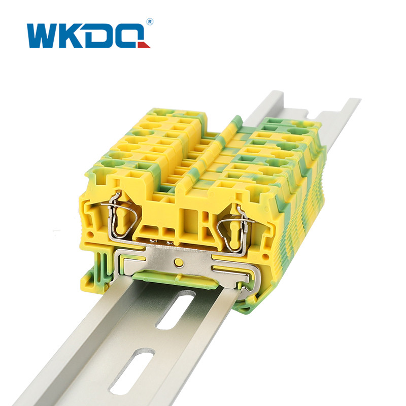 JST 4-PE veerklemmenblokconnector groene kleur 800V 41A 4 mm doorsnede