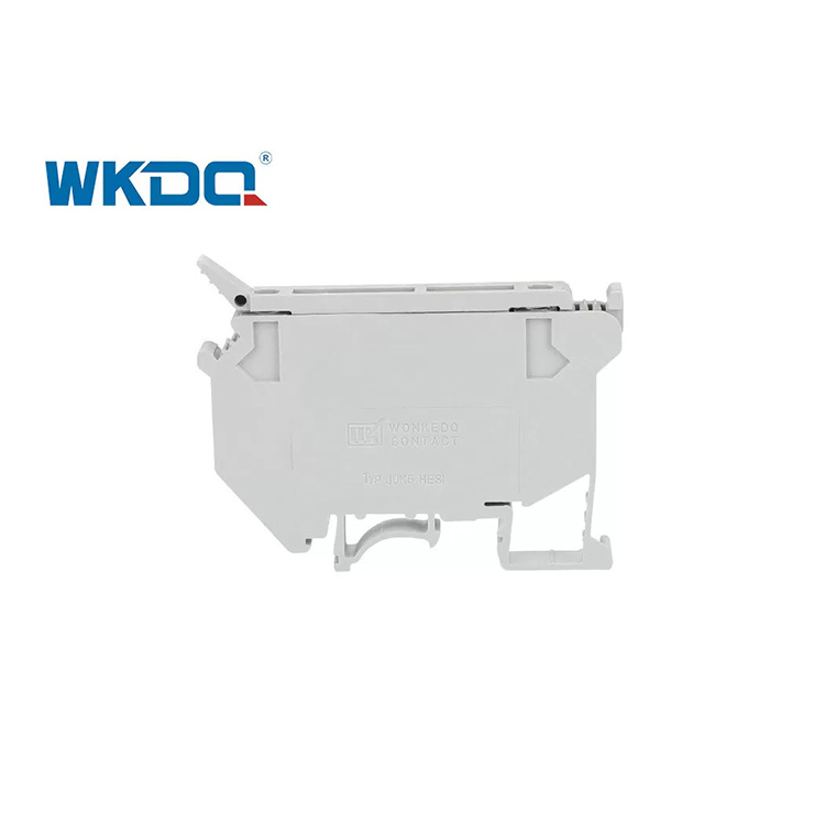 JUK 5-HESI schroefaansluitblokconnector Uk-serie railtype grijze en zwarte kleur