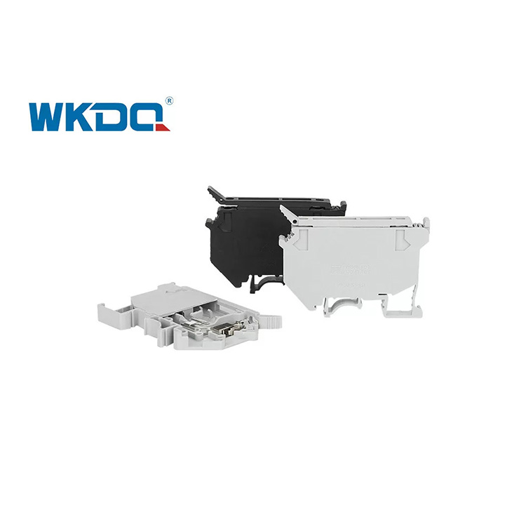 JUK 5-HESI schroefaansluitblokconnector Uk-serie railtype grijze en zwarte kleur