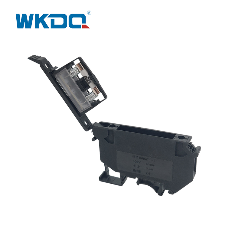 JUK 5-HESI schroefklemmenblokconnector Britse serie railtype grijze en zwarte kleur