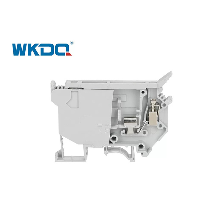 JUK 5-HESI schroefaansluitblokconnector Uk-serie railtype grijze en zwarte kleur
