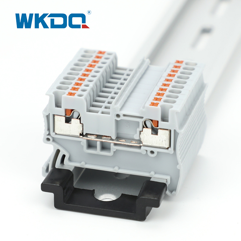 Nylon PA66 Din Rail-aansluitblok