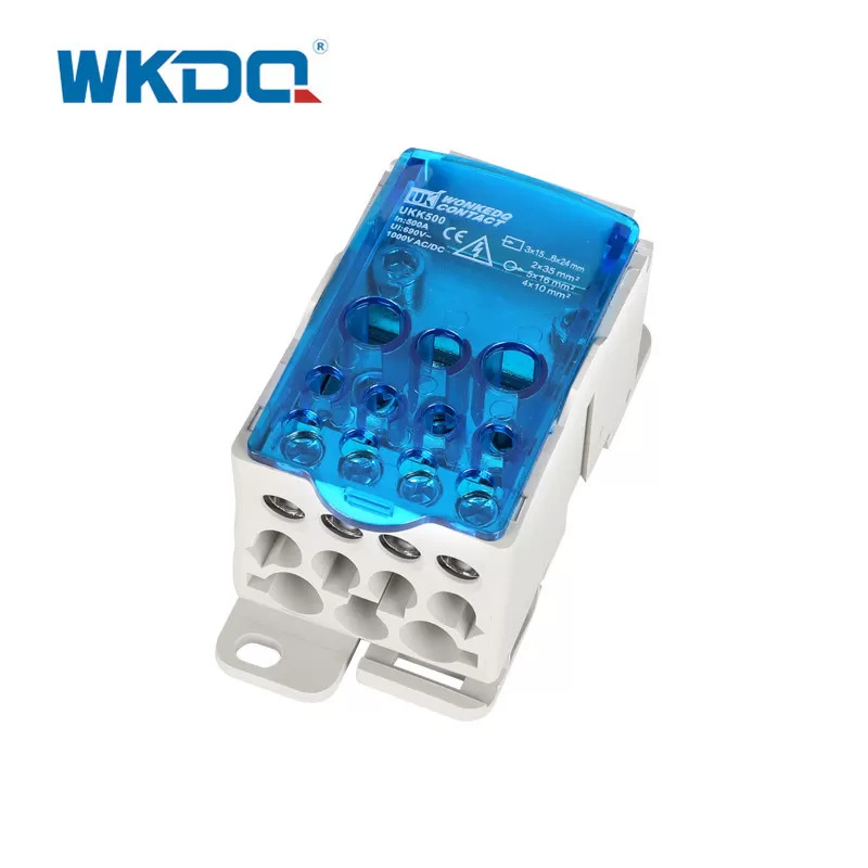 UKK Din Rail Power Distribution Block Box UKK 500A 54 mm installatiegat