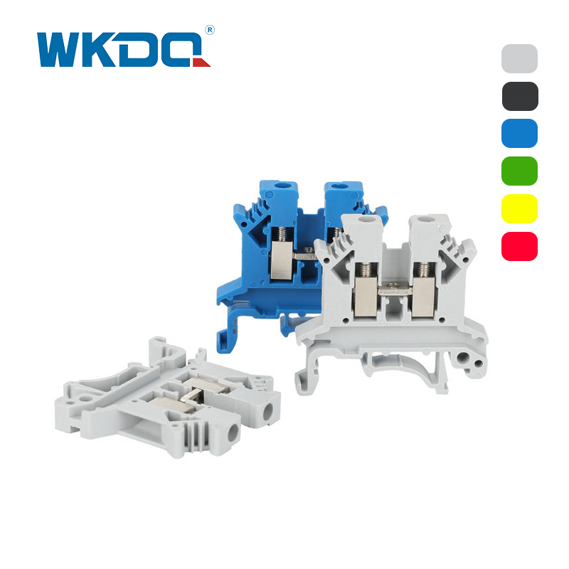 ZB-doorvoer-aansluitblok afzonderlijk gelabeld Nylon materiaal grijze kleur